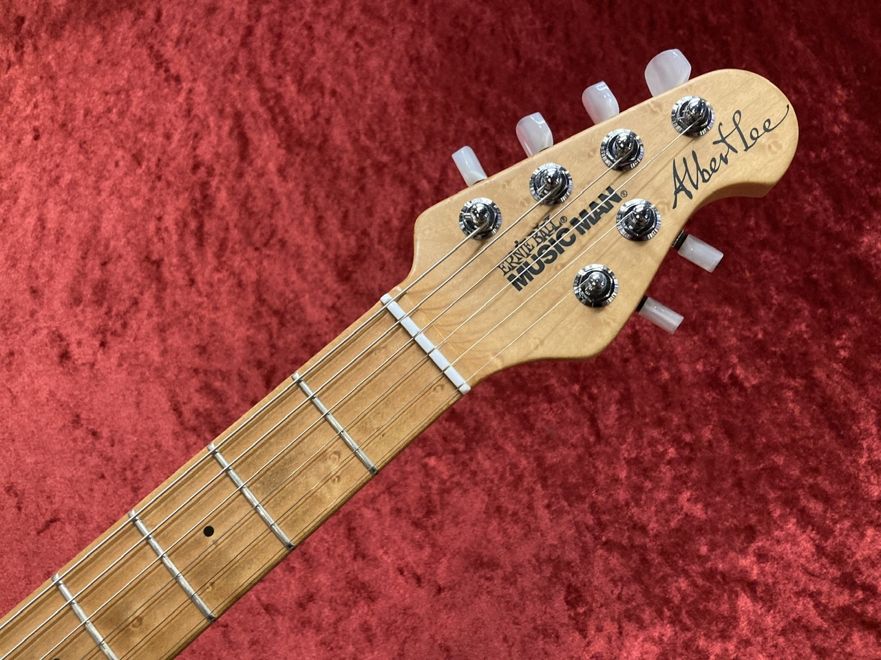 MUSIC MAN Albert Lee SSS Pink Burst【USED】（中古）【楽器検索