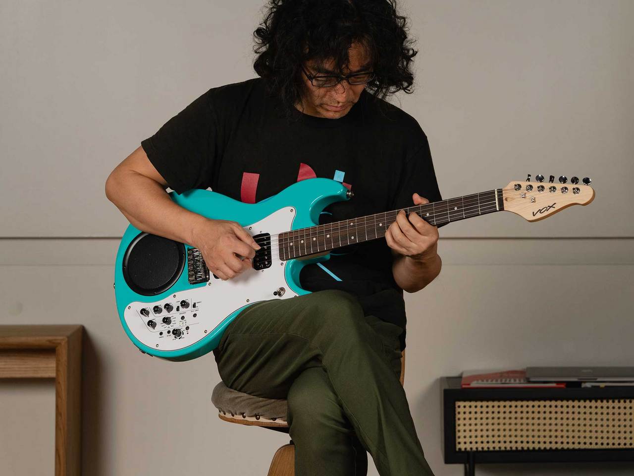 VOX APC-2 Aqua Green (アクアグリーン) アンプ内蔵ミニギター エレキ