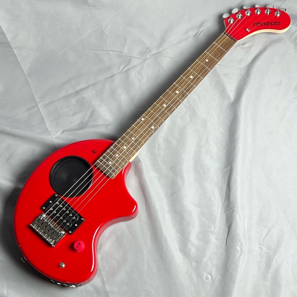 FERNANDES ZO-3 RED スピーカー内蔵ミニエレキギター【現物写真】2.82