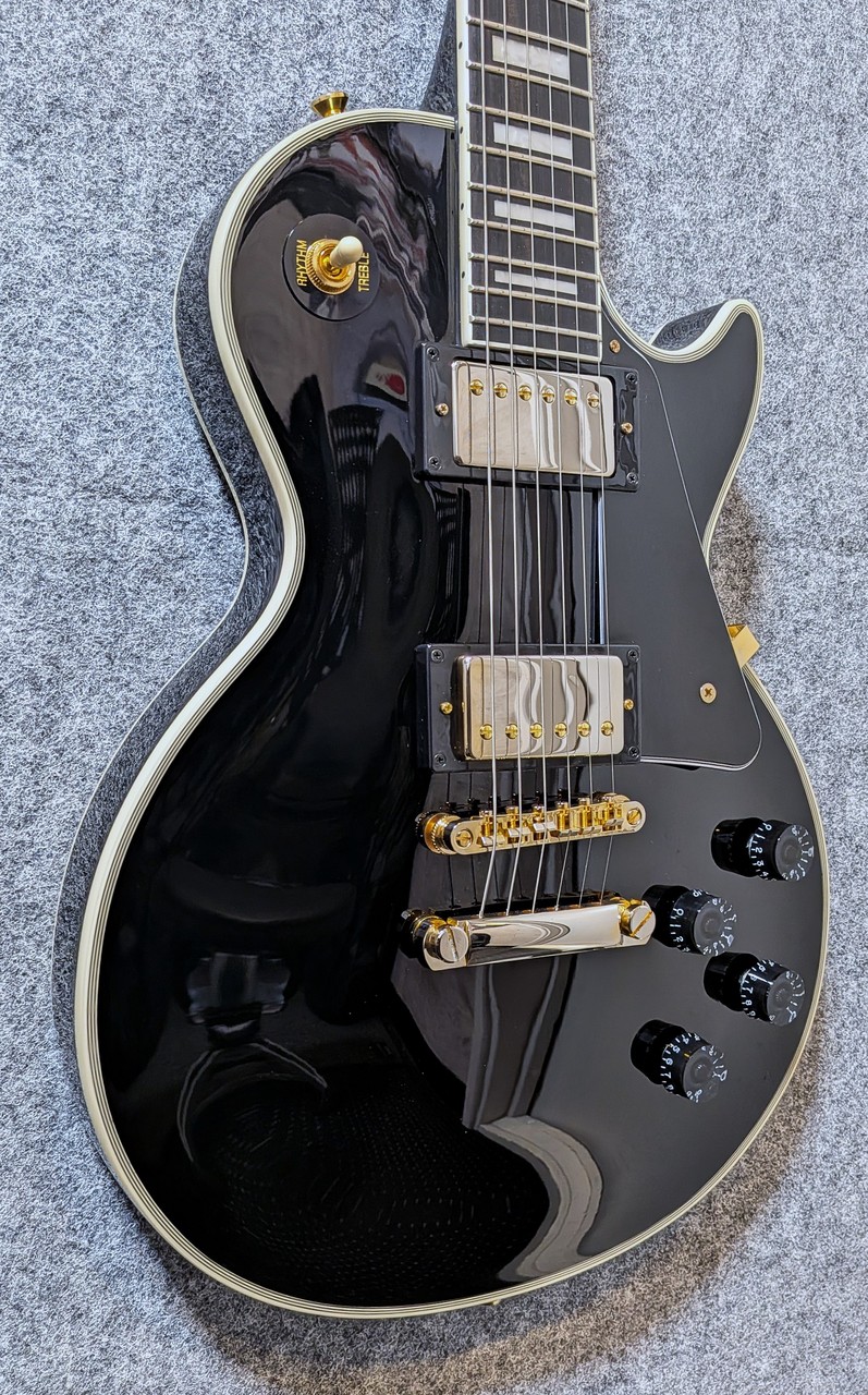 Epiphone Inspired by Gibson Les Paul Custom Ebony（中古）【楽器