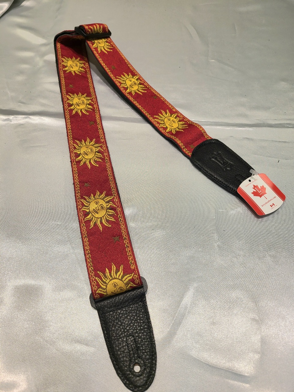 LEVY'S MPJG-SUN-RED【ジャカード織 ギターストラップ】（新品