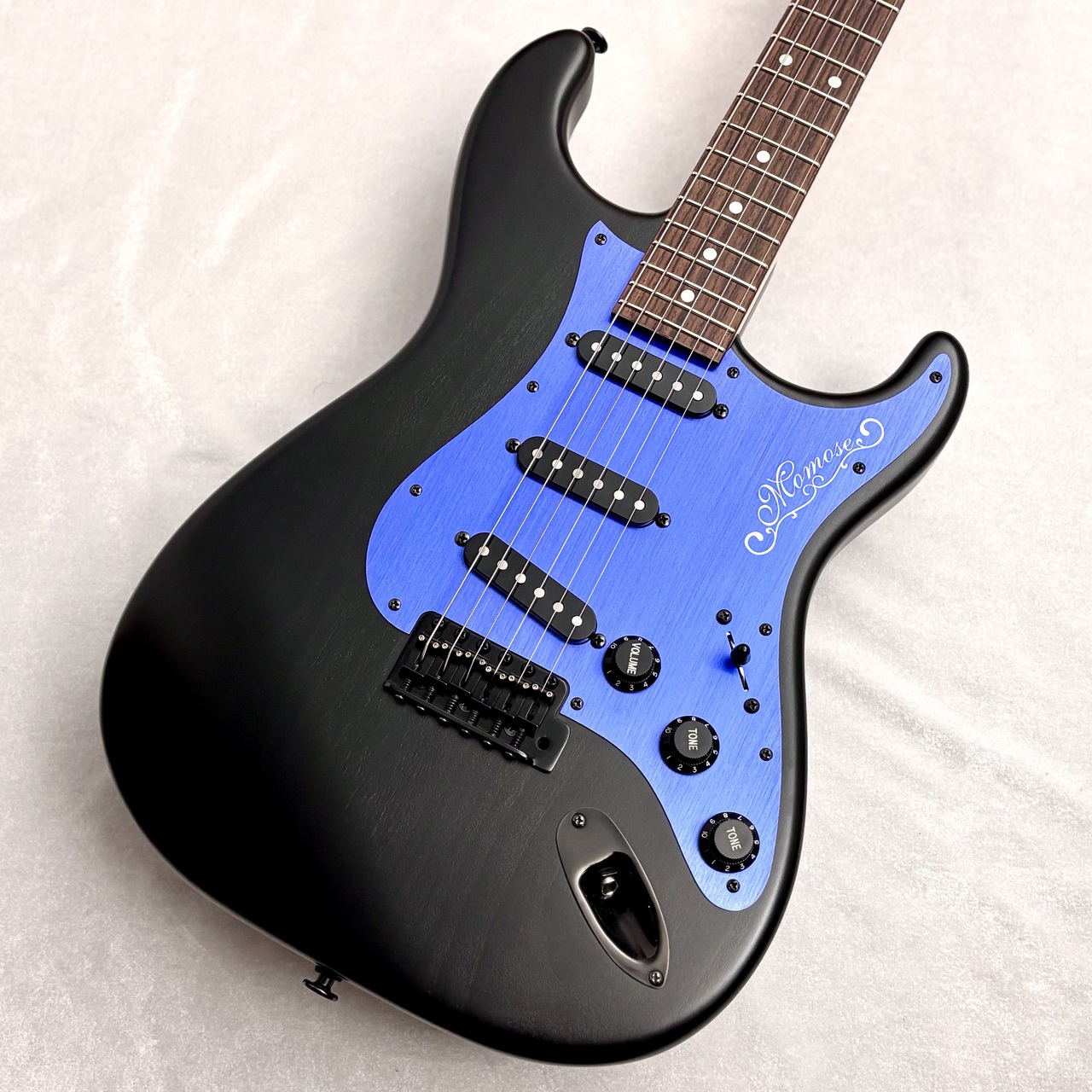Momose MC1 ブラック エボニー指板 マッチングヘッド momose MC1-ADZ-BL/R ~Black-Oil Finish/Matching Head~ #23276 【3.54