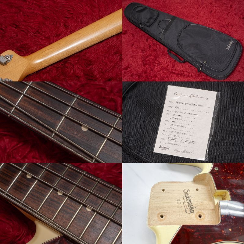Sadowsky NYC Vintage 5strings J Bass Olympic White 4.105kg