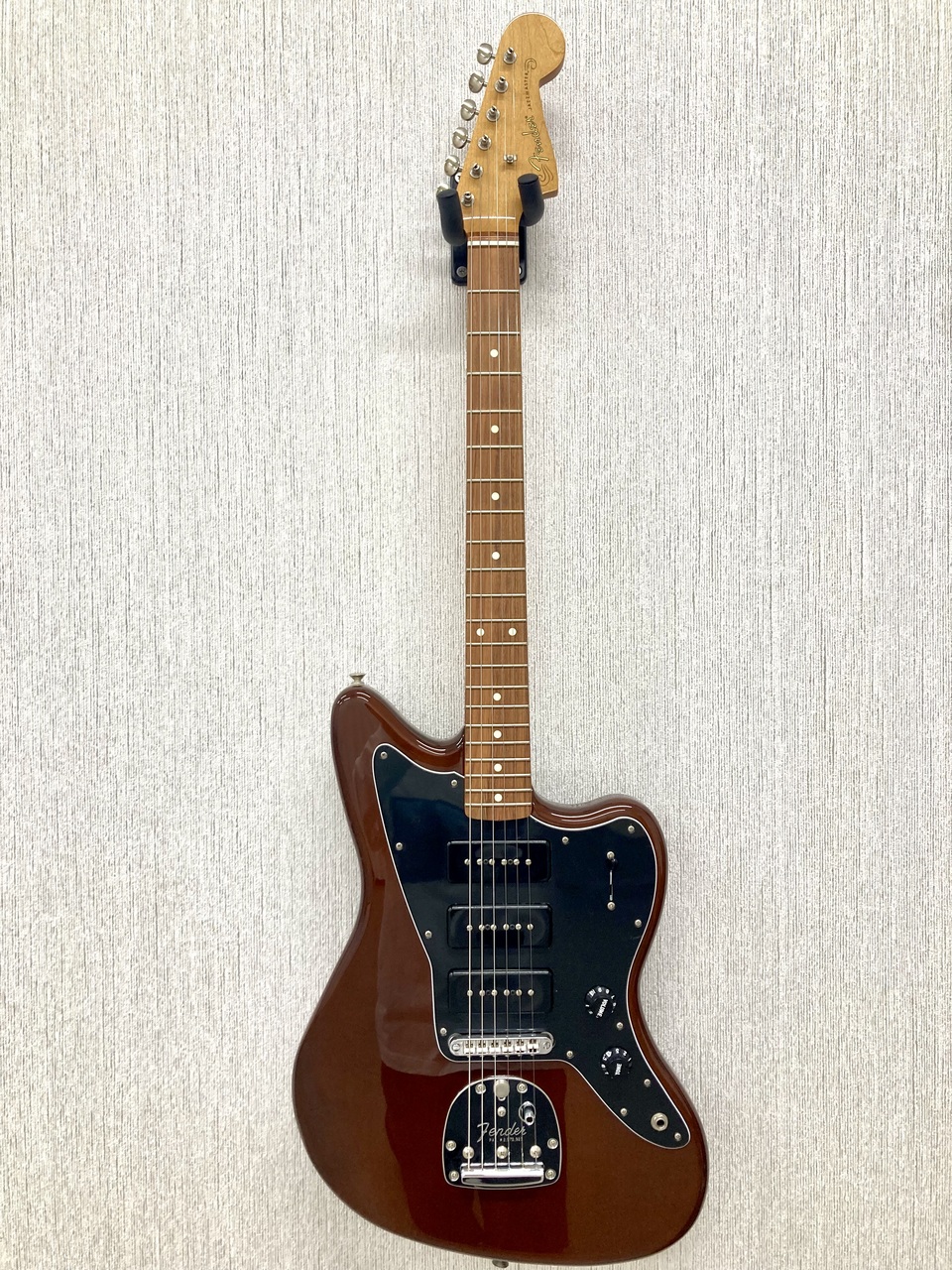 Fender Noventa Jazzmaster リフィニッシュ Fender Noventa Jazzmaster - Surf Green with Maple Fingerboard
