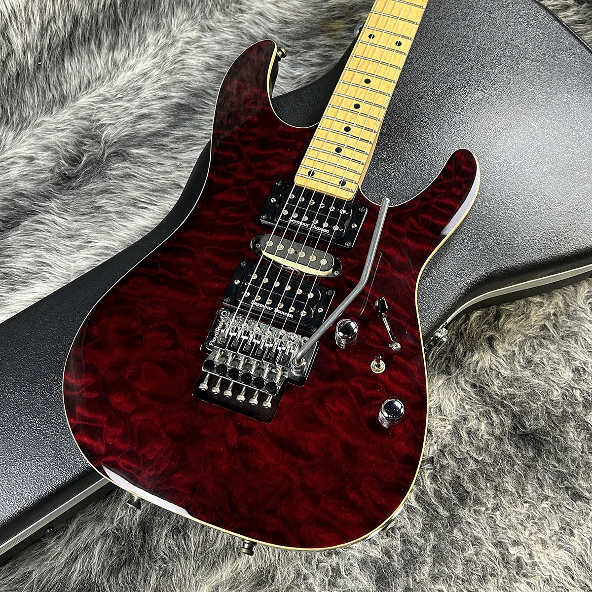 Schecter NV-3-24 Electric Guitar Maple Top Floyd Rose Pickup