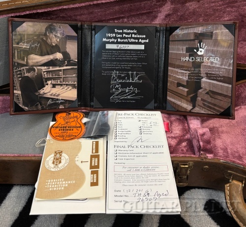 Gibson Custom Shop True Historic 1959 Les Paul Tom Murphy Burst