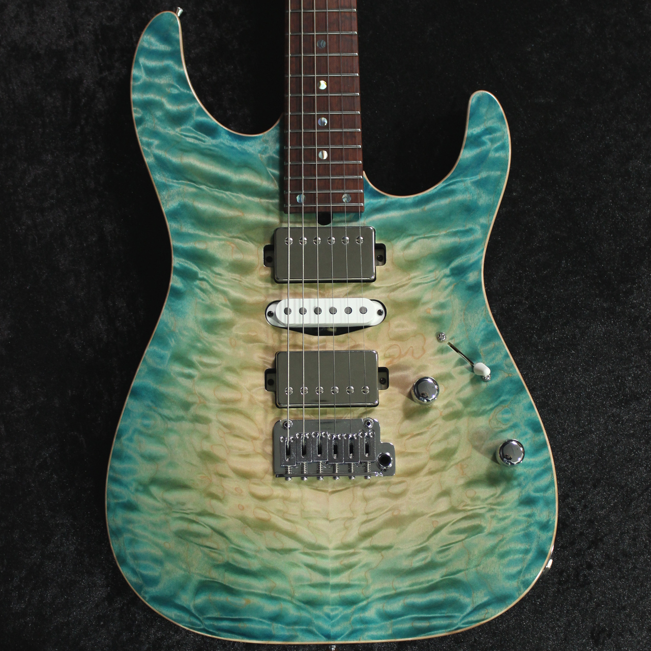 レア！Monogram パーラーギター　スローテッドヘッド　ネック、レストア T's Guitars 【希少木材】DST Pro-24 5A Q.Maple/ Natural Bora to
