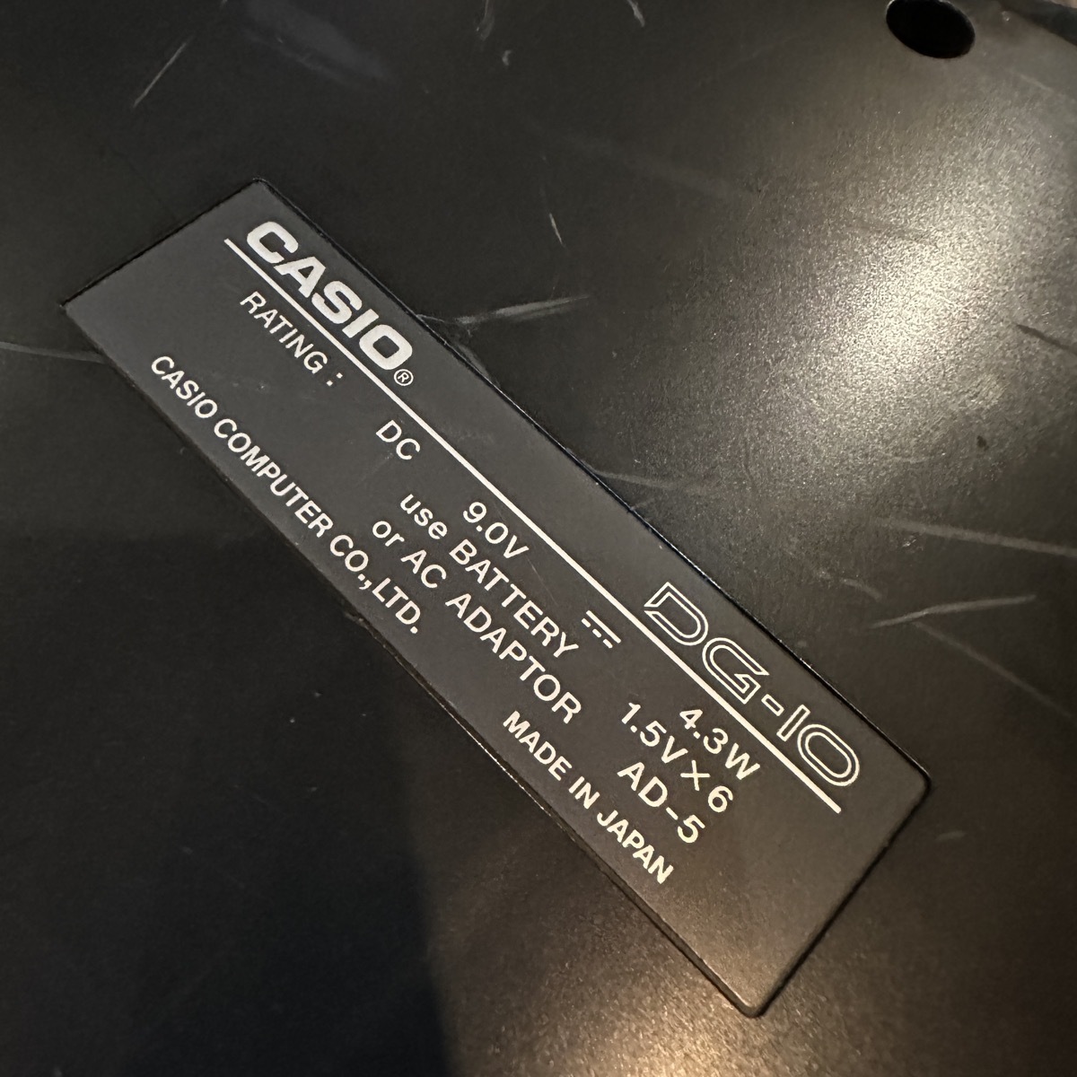Casio DG-10 Vintage 80