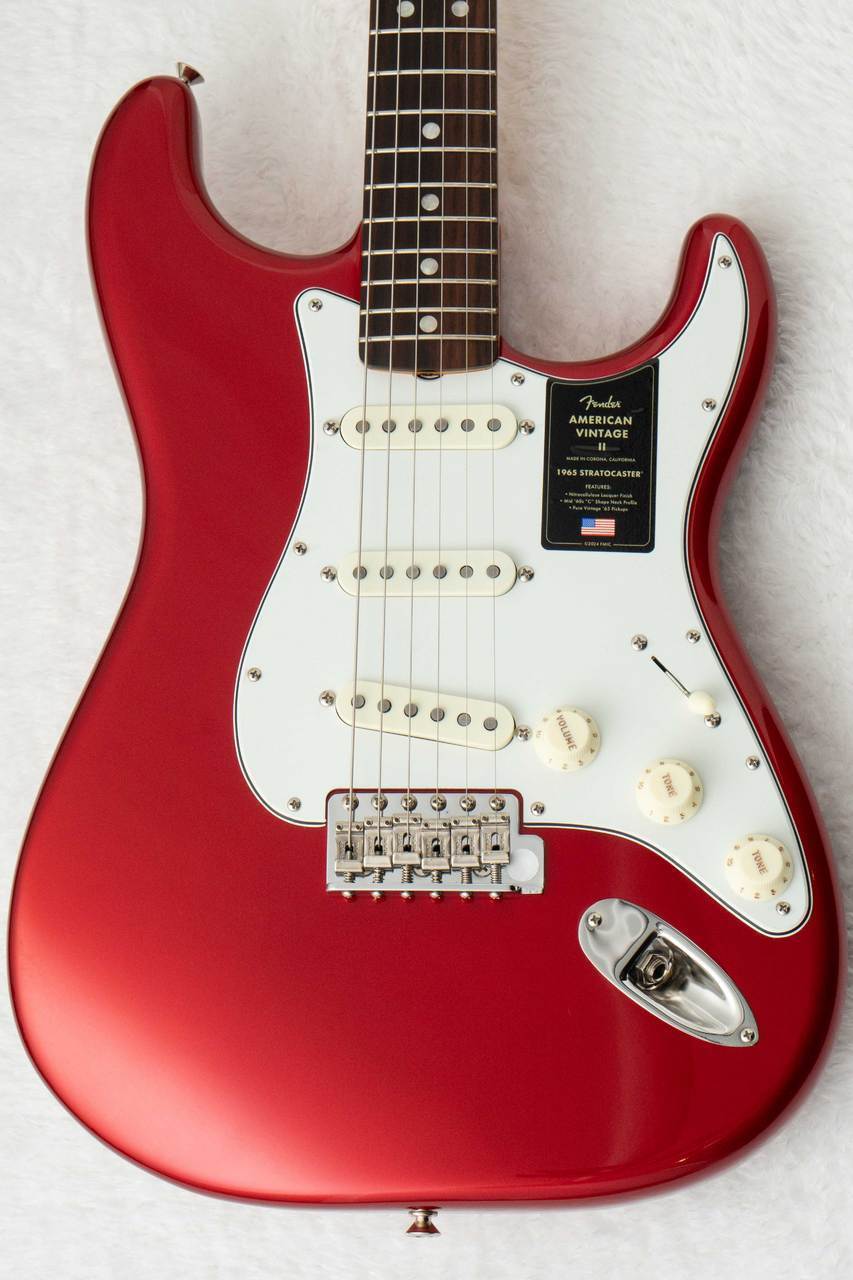 Fender American Vintage II 1965 Stratocaster Candy Apple Red【W