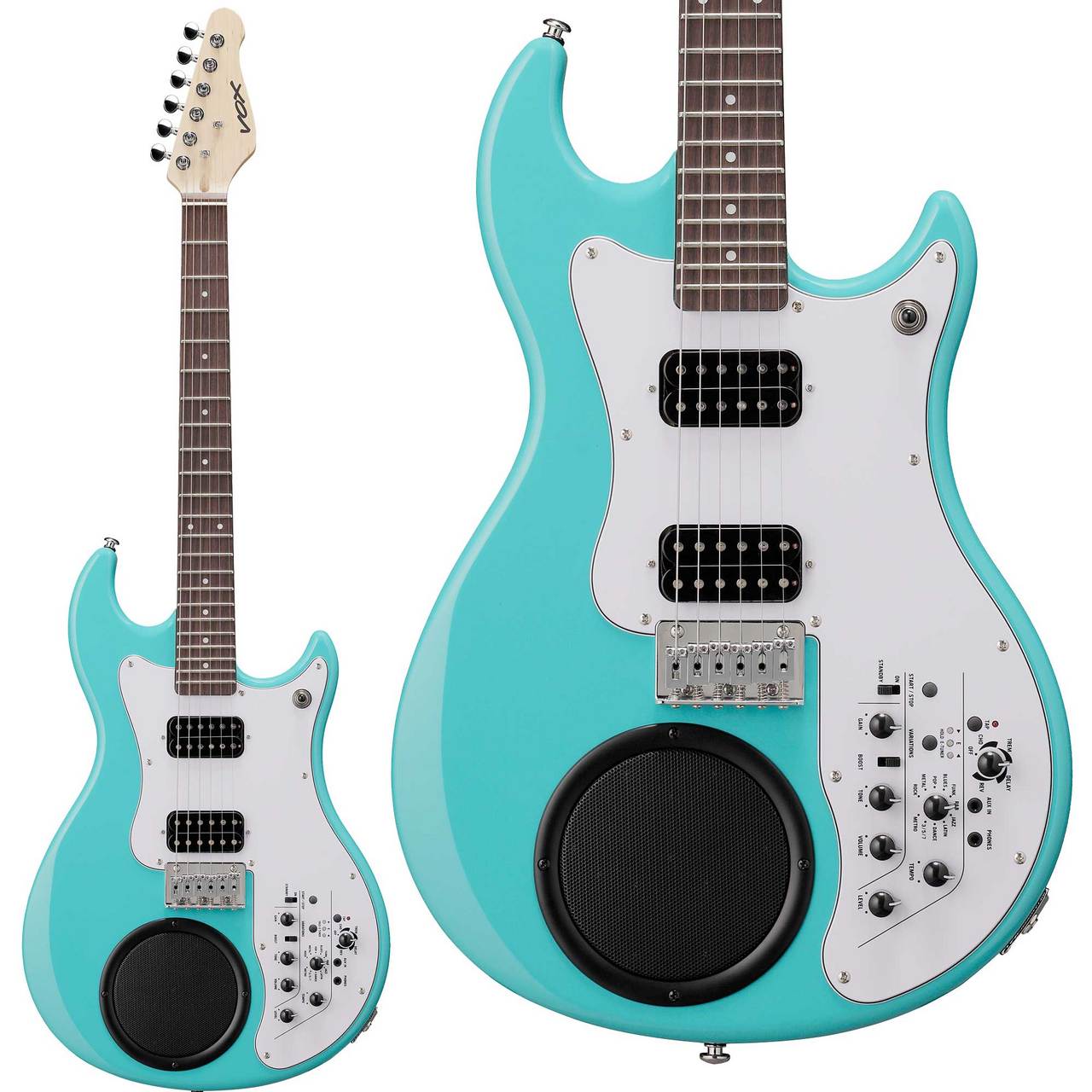 VOX APC-2 Aqua Green (アクアグリーン) アンプ内蔵ミニギター エレキ