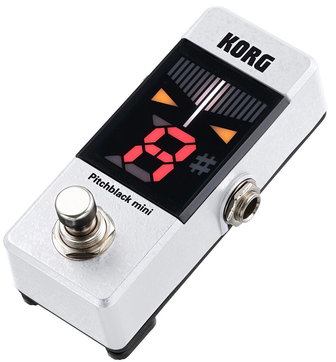 KORG Pitchblack mini White PEDAL TUNER ピッチブラック ミニ ペダル