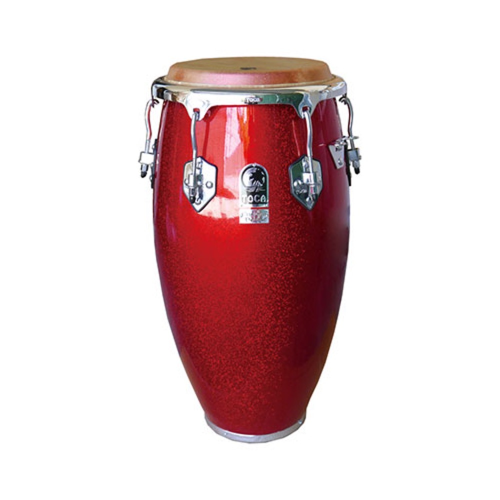 TOCA トカ 4611-3/4FR Custom Deluxe Fiberglass 11 3/4インチ Red Sparkle Conga コンガ  レッドスパークル（新品/送料無料）【楽器検索デジマート】