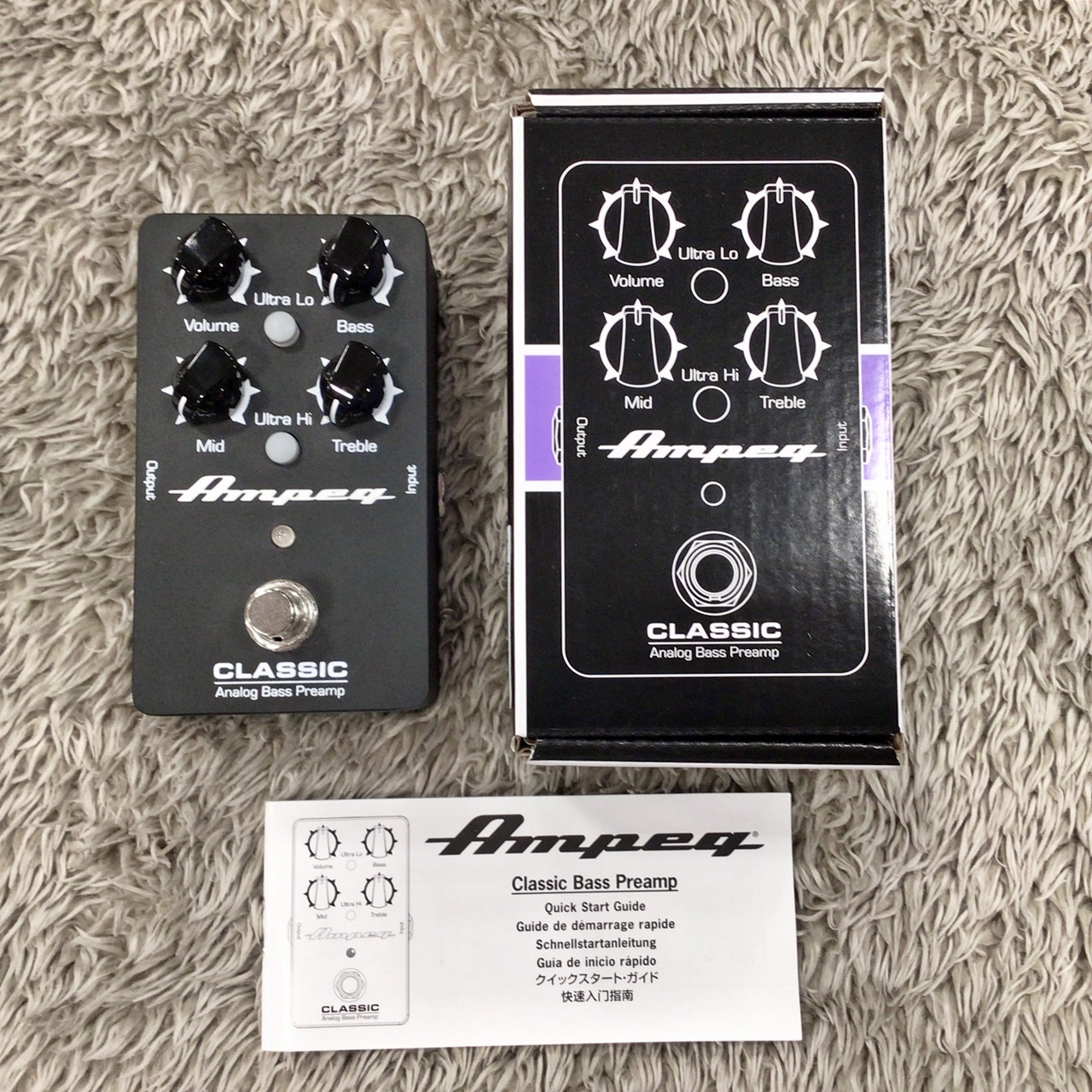 Ampeg Classic Analog Bass Preamp 【中古】【ベース用 Ampeg Classic Analog Bass Preamp 【中古】【ベース用