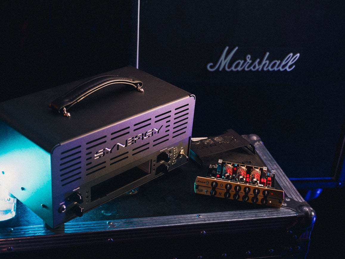 SYNERGY AMPS MARSHALL JCM 800 DUAL CHANNEL THREE-TUBE SYNERGY
