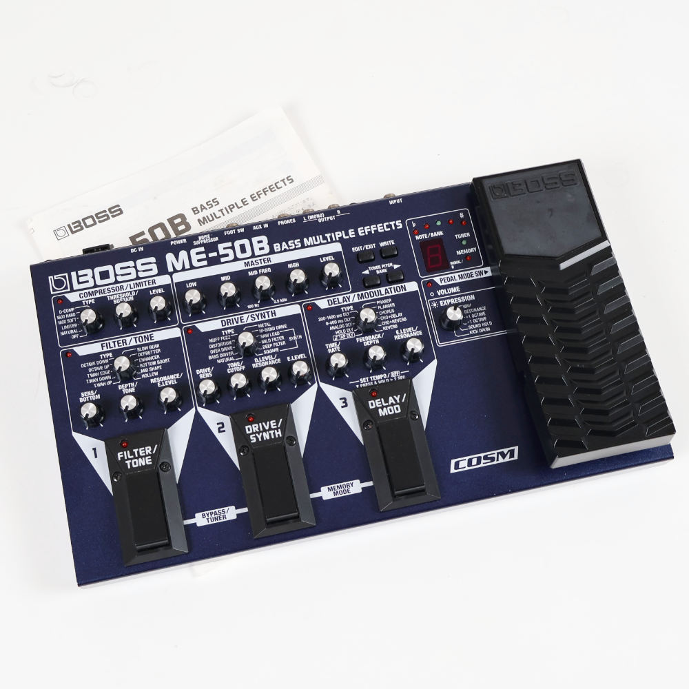 BOSS 【中古】 ベース用マルチエフェクター BOSS ME-50B ボス