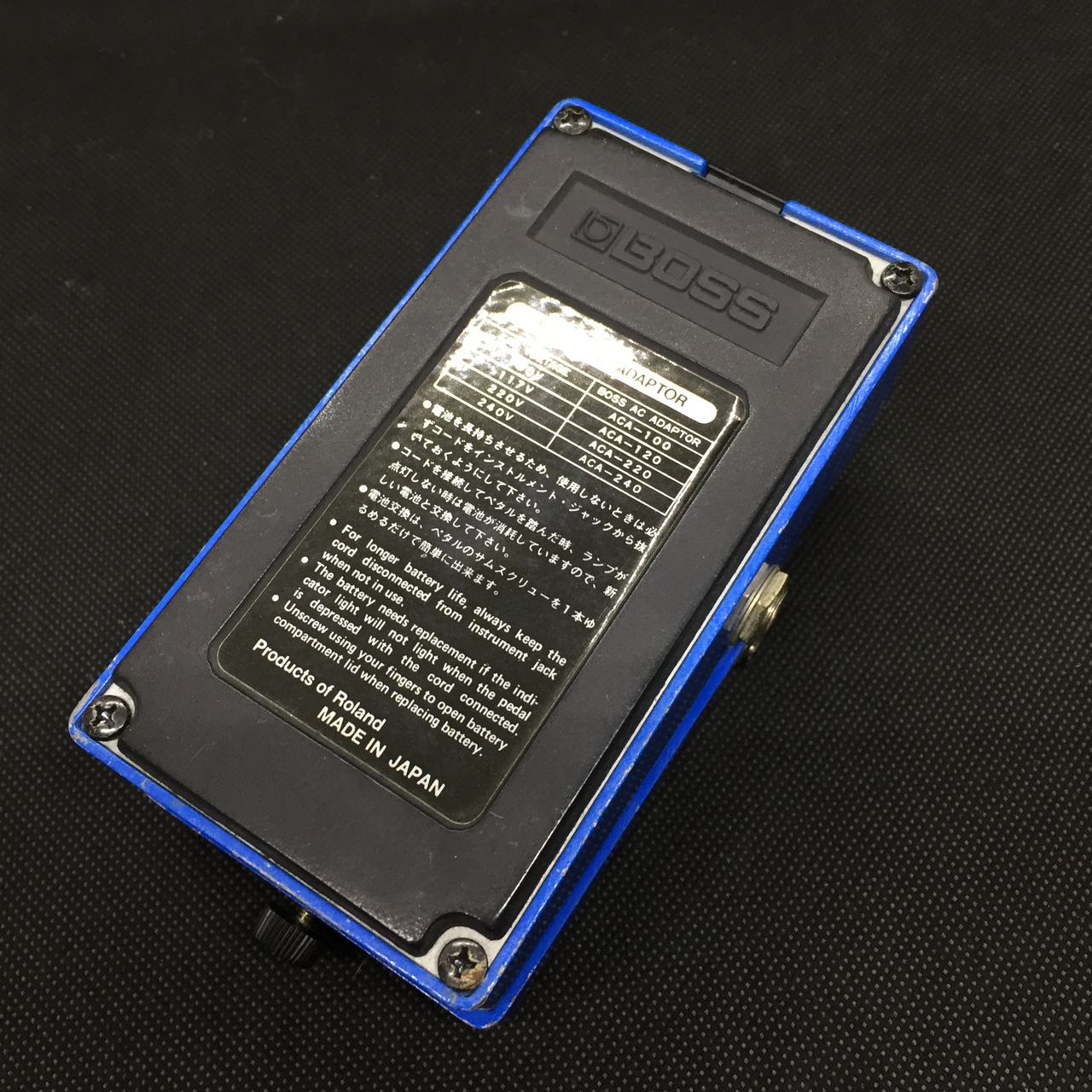 BOSS CS-3 日本製86年7月 黒ラベル 動作OK 12V対応 BOSS CS-3 Compression Sustainer 1987年製 MADE IN JAPAN 黒ラベル