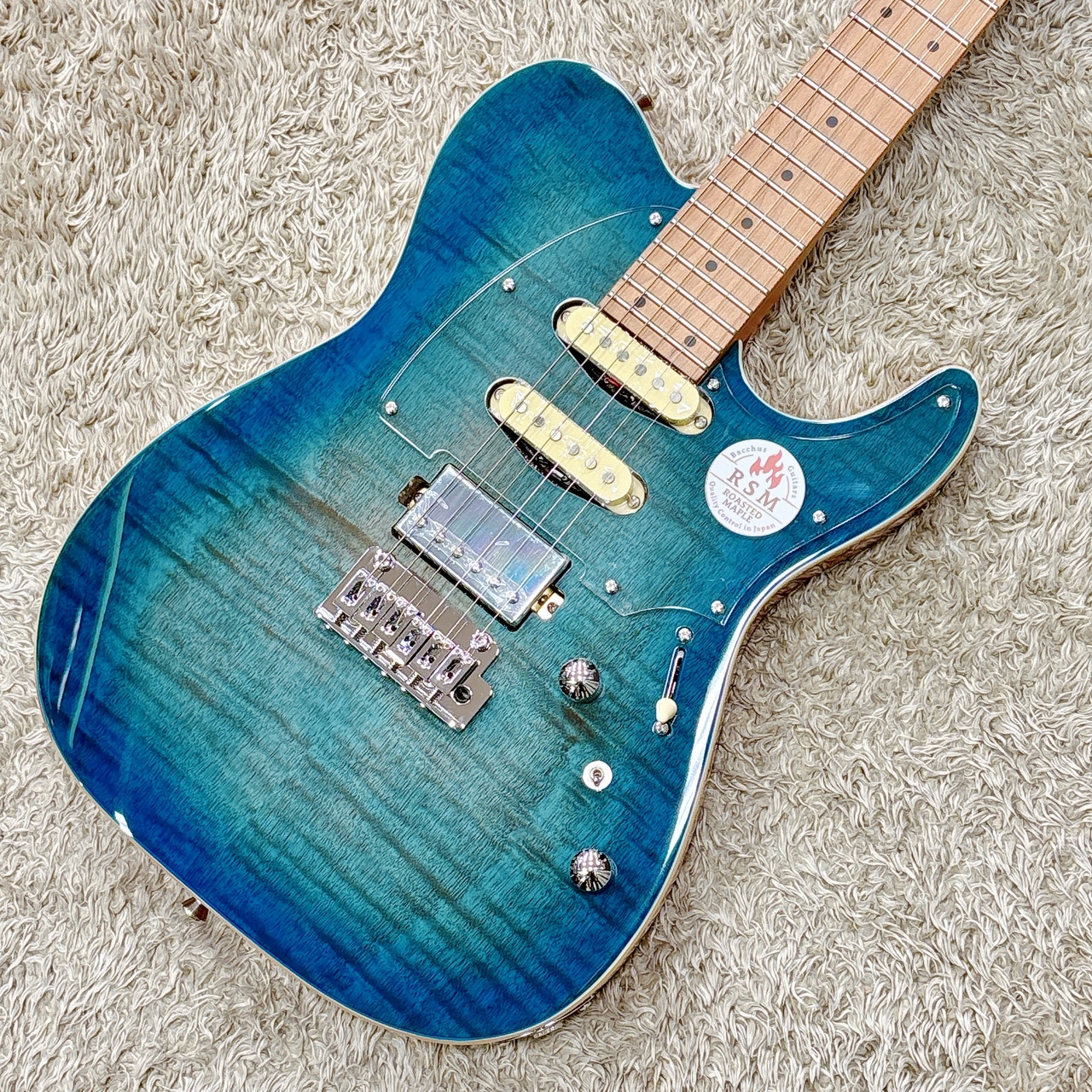ギター Bacchus TAC24AD-FMH RSM/M BLU-B electric-guitar-bacchus-