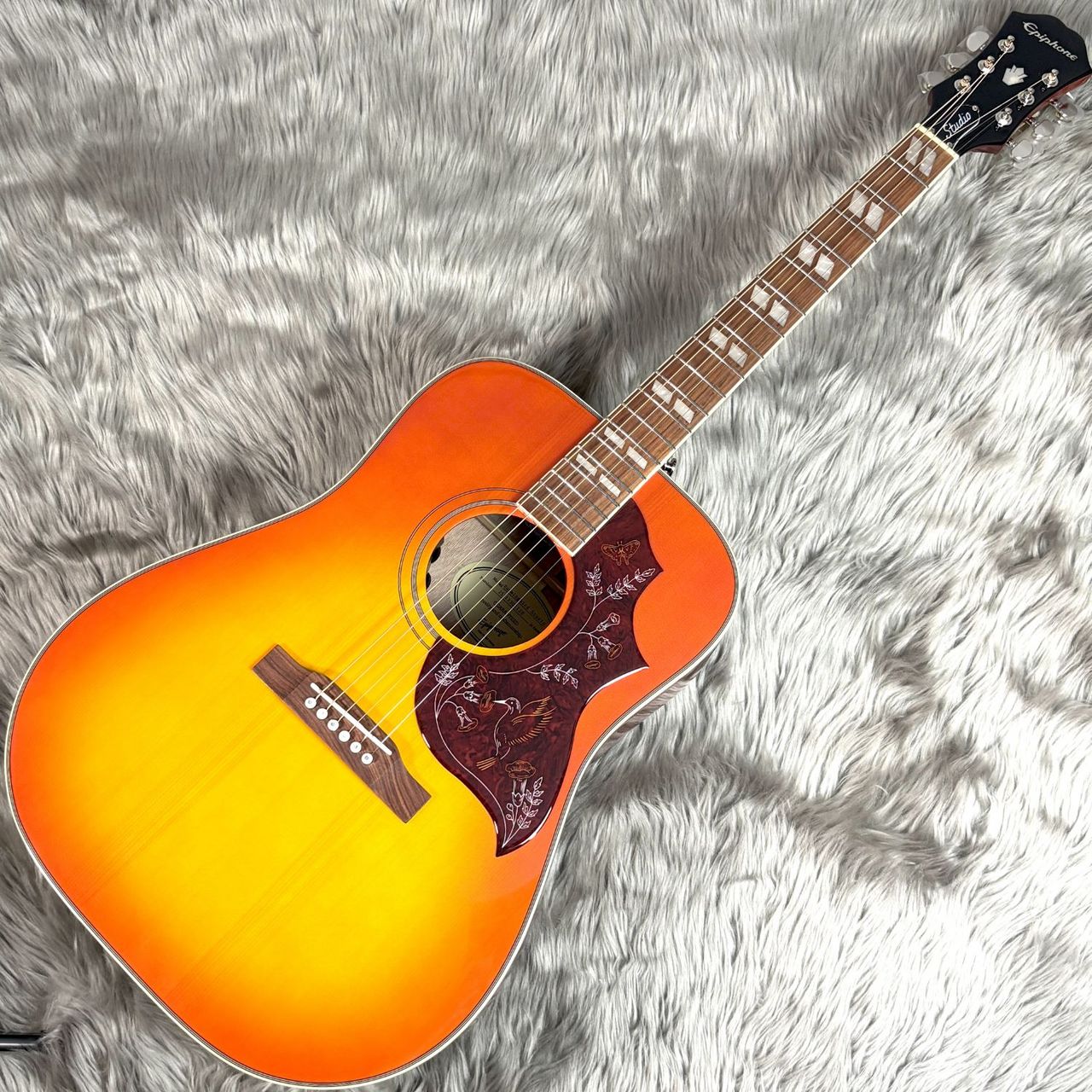 Epiphone Hummingbird Studio Faded Cherry Burst アコースティック
