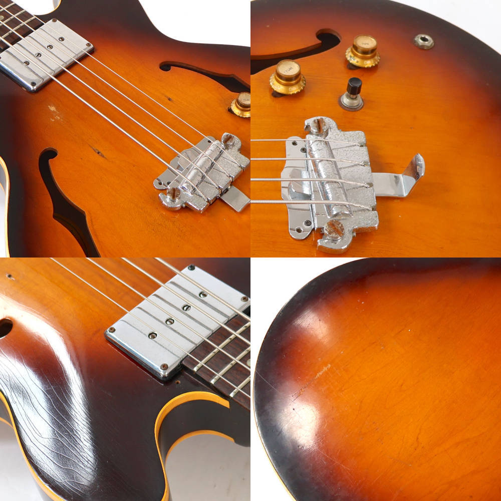 Conrad？　ビンテージ　エレキベース　日本製　音出しOK　そこそこ美中古品 Electromatic CVT Bass Double-Cut(Vintage White)(BASS SIDE