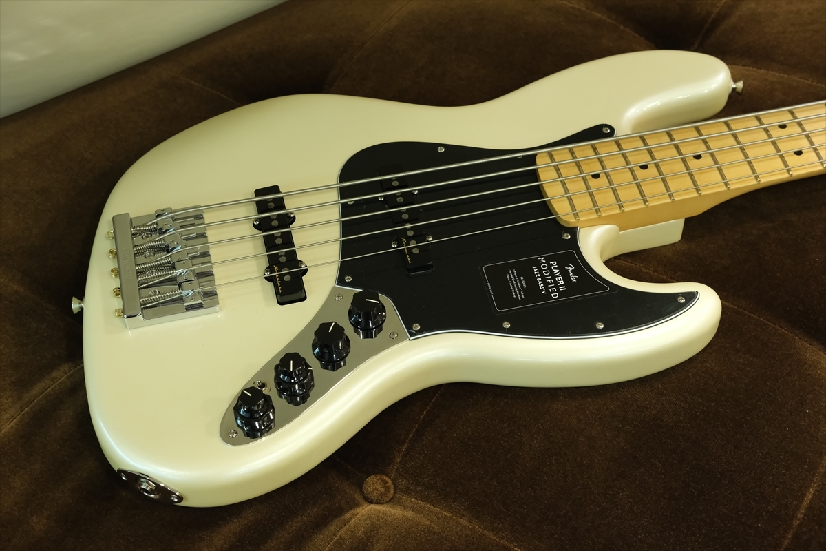 Fender Player II Modified Active Jazz Bass V / Olympic Pearl（新品