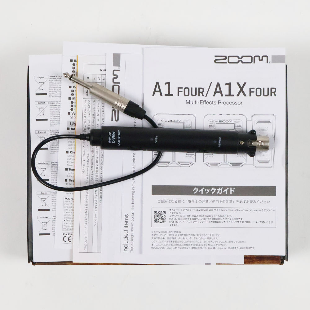 【中古・美品】ZOOM A1X FOUR マルチエフェクター ZOOM 【中古】 ズーム ZOOM A1X FOUR アコースティック楽器用