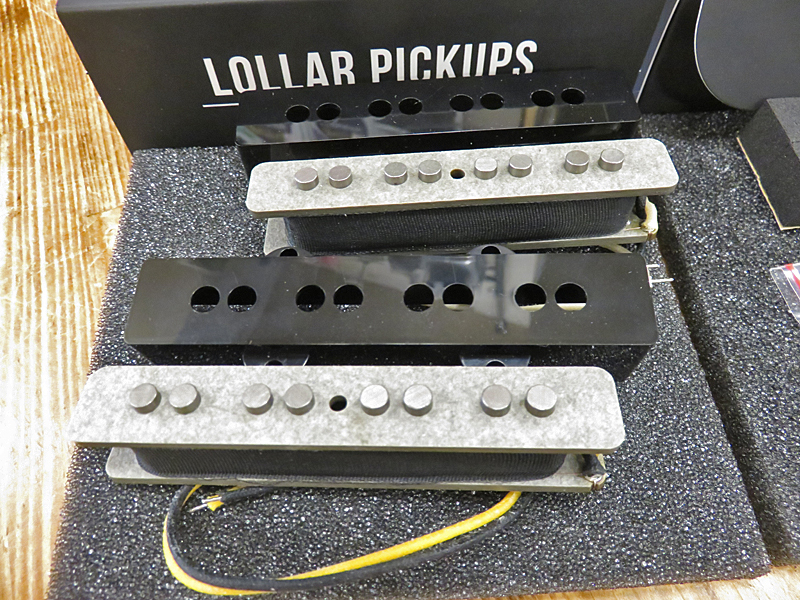 LOLLAR PICKUPS 1970s Jazz Bass black cover set（新品/送料無料 