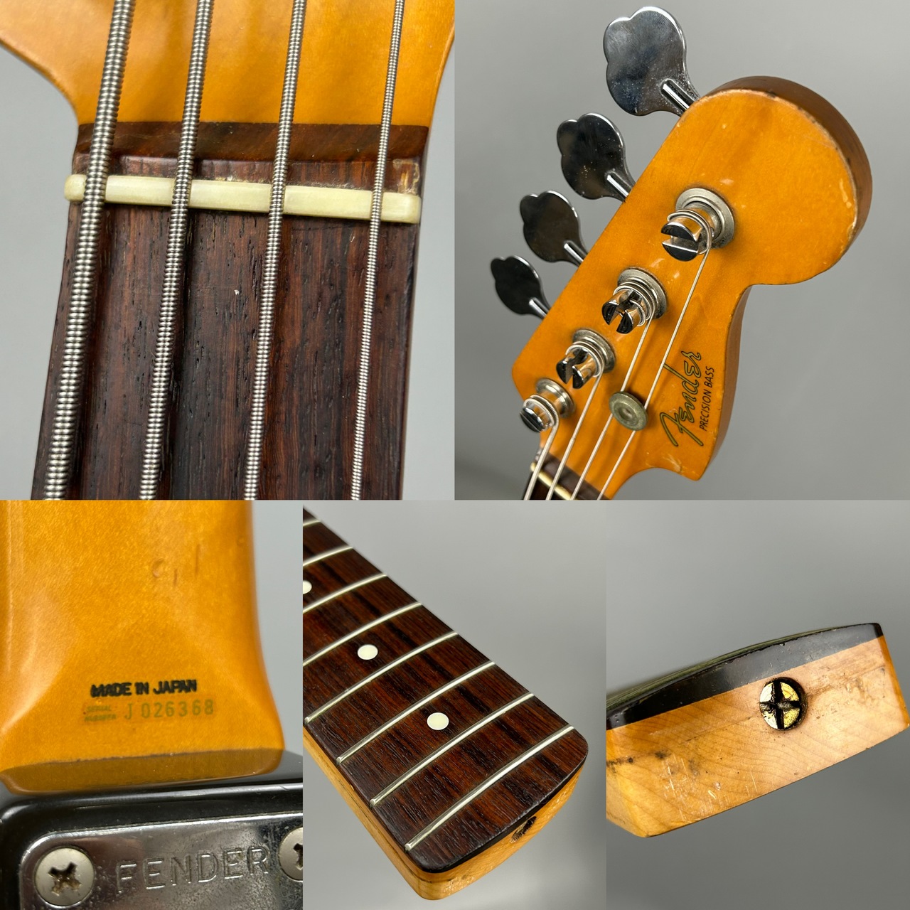 ヴィンテージ ビザール ベース MADE IN JAPAN 音出しOK　美中古品 Fender Japan PB62-80/PB62-700 3TS 1989～1990年製フジゲン製造（中古