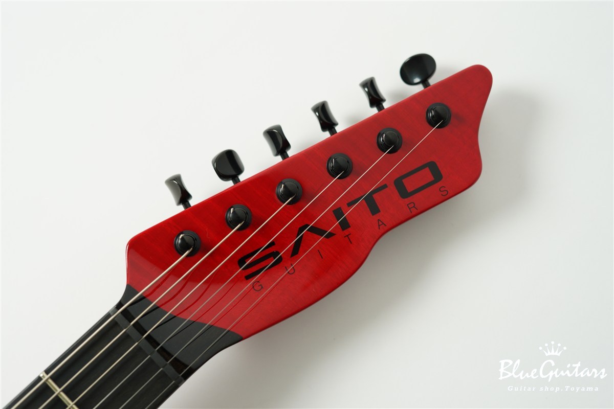 SAITO GUITARS 622 BEYOND Maple Top Model - Trans Red（新品