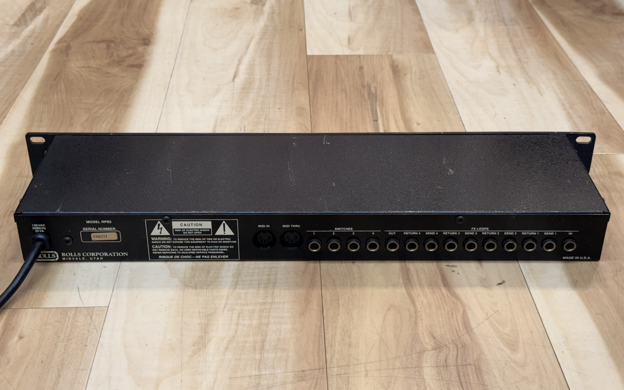 ROLLS Patchwork RP93 スイッチャー　SUGIZO 使用 ROLLS Patchwork RP93 スイッチャー SUGIZO 使用