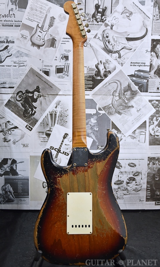 ギター Ultimate Relic 3 Sunburst Stratocaster Fender Custom Shop MBS 1950s Stratocaster Ultimate Relic -3 Color