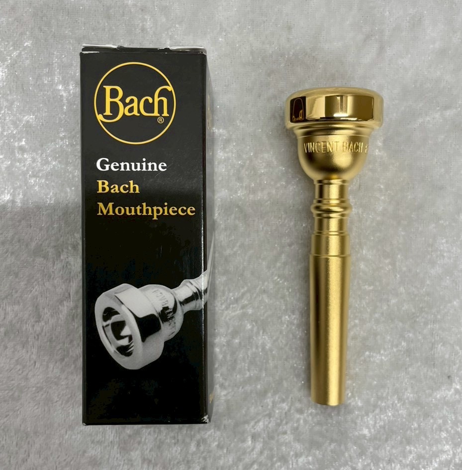トランペットマウスピース　BACH 1C　ゴールド Bach 1C GP トランペットマウスピース 金メッキ 金 管楽器 トランペット