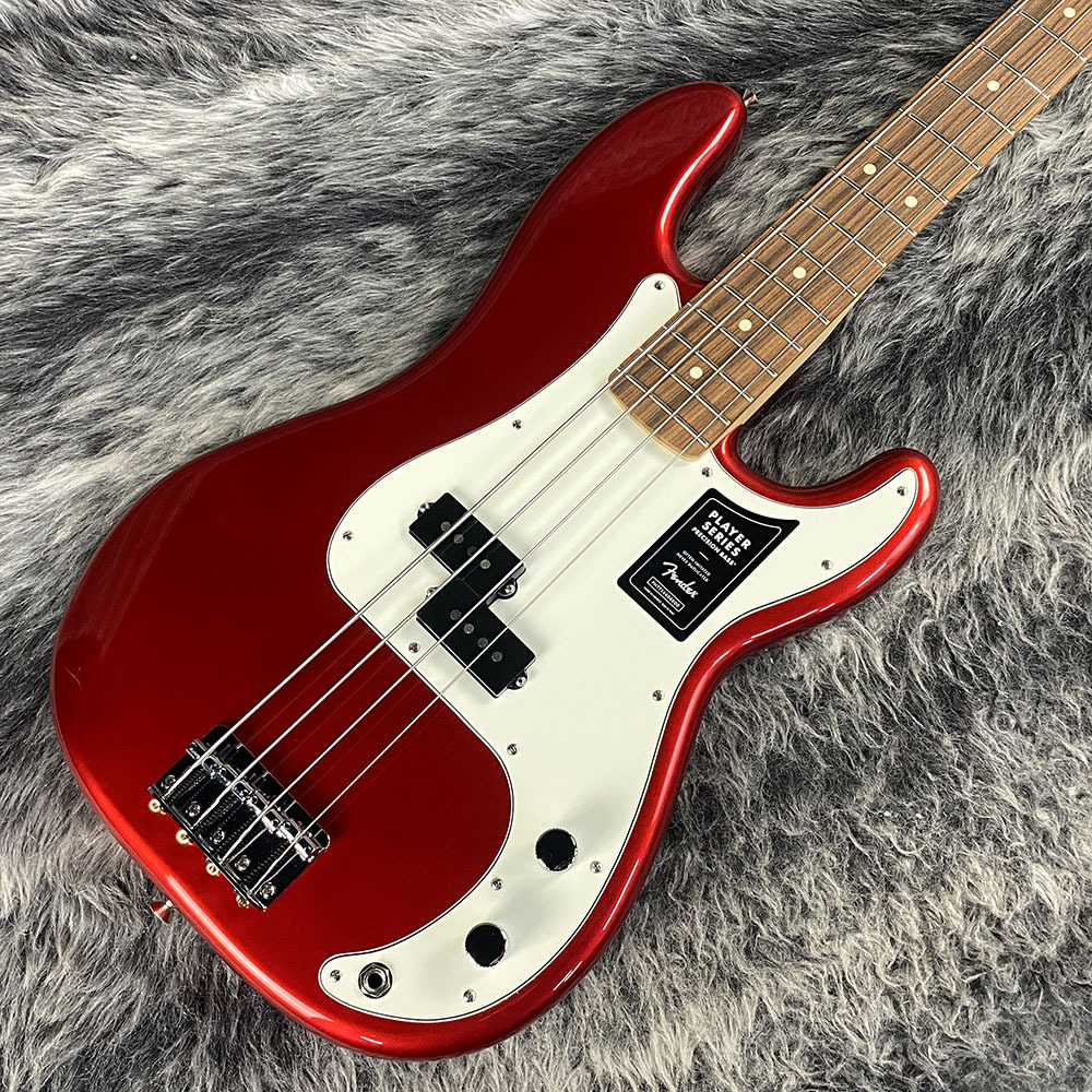 Fender Player Precision Bass Pau Ferro Fingerboard Candy Apple Red （新品/送料無料）【楽器検索デジマート】