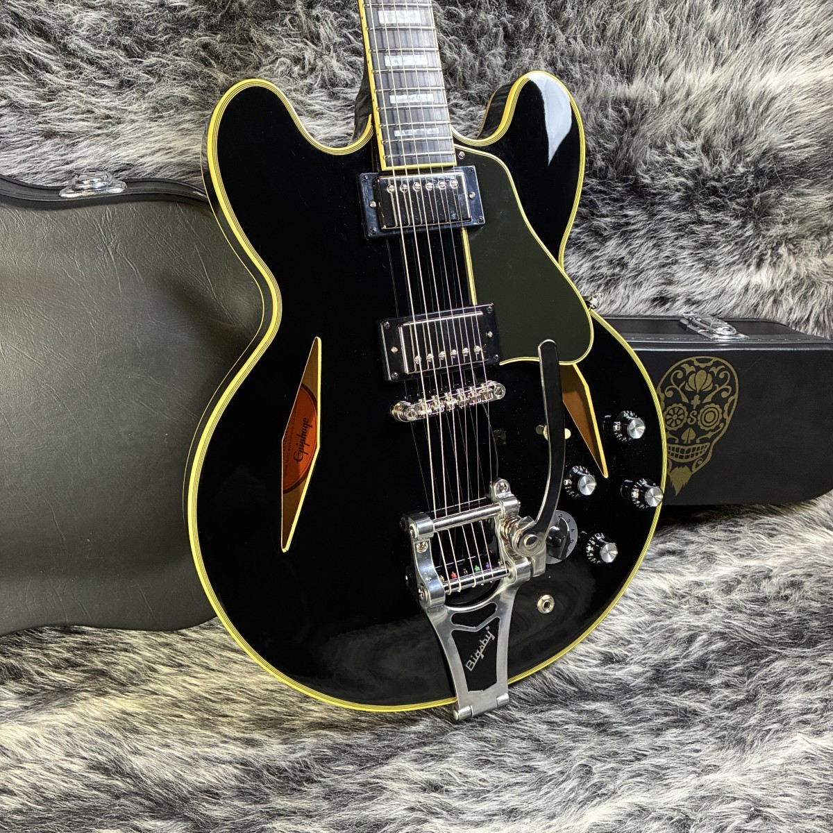 Epiphone Limited Edition Shinichi Ubukata ES-355 Ebony Ver.1（中古