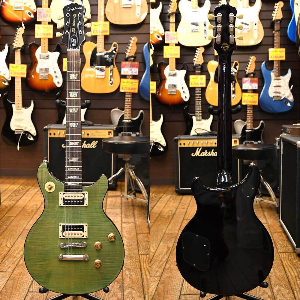 ギター EpiphoneTAK MATSUMOTO DC STANDARD Epiphone Releases Tak Matsumoto DC Standard Plus Top Aqua