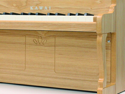 KAWAI ミニピアノ アップライトピアノ ナチュラル 1154 木製ミニピアノ（新品/送料無料）【楽器検索デジマート】
