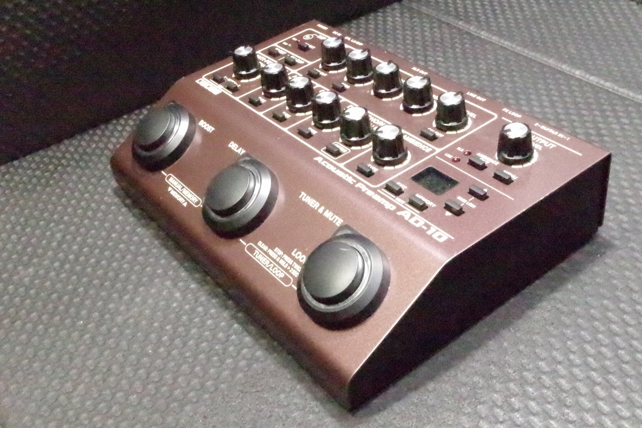 BOSS BOSS AD-10 Acoustic Preamp アコギ用プリアンプ 【都城店