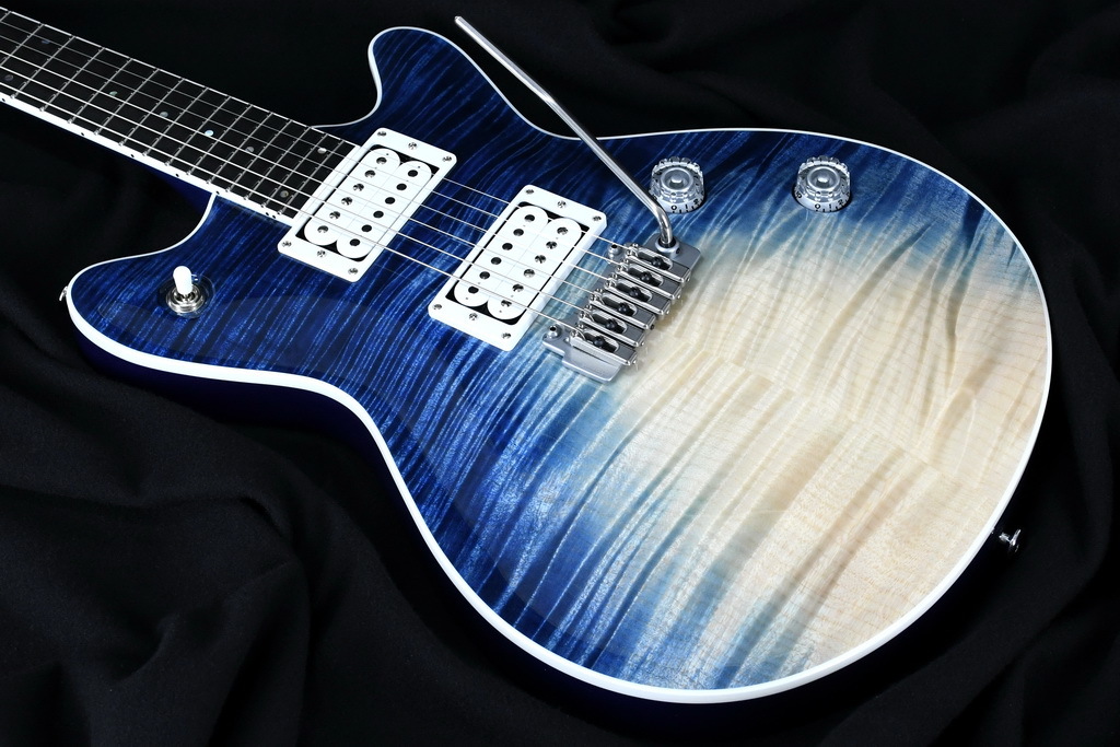 T's Guitars Arc-STD24 Exotic Arctic Blue Wake Surf S/N:051670C【36