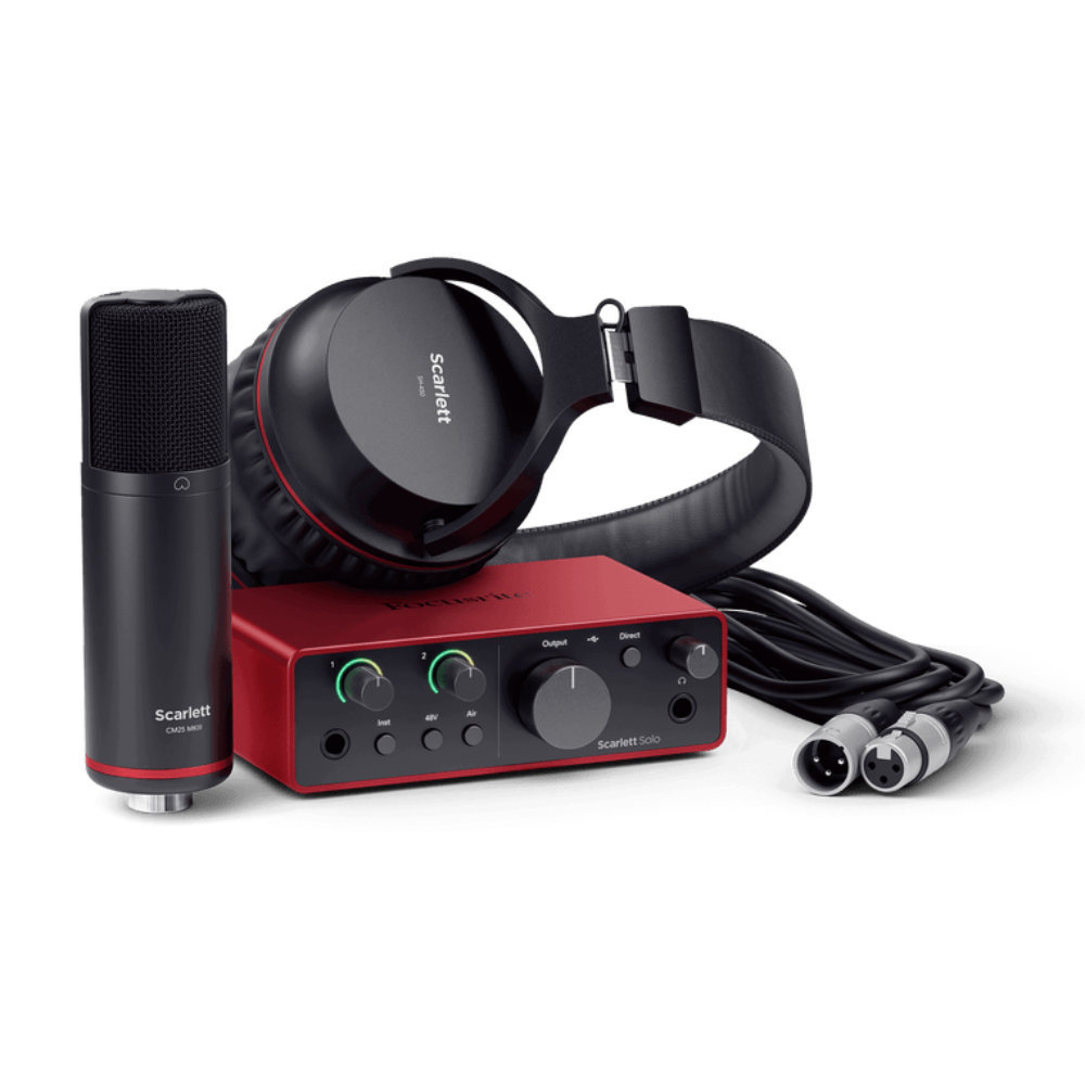 Focusrite Scarlett Solo Studio 4th Gen オーディオインターフェイス ...