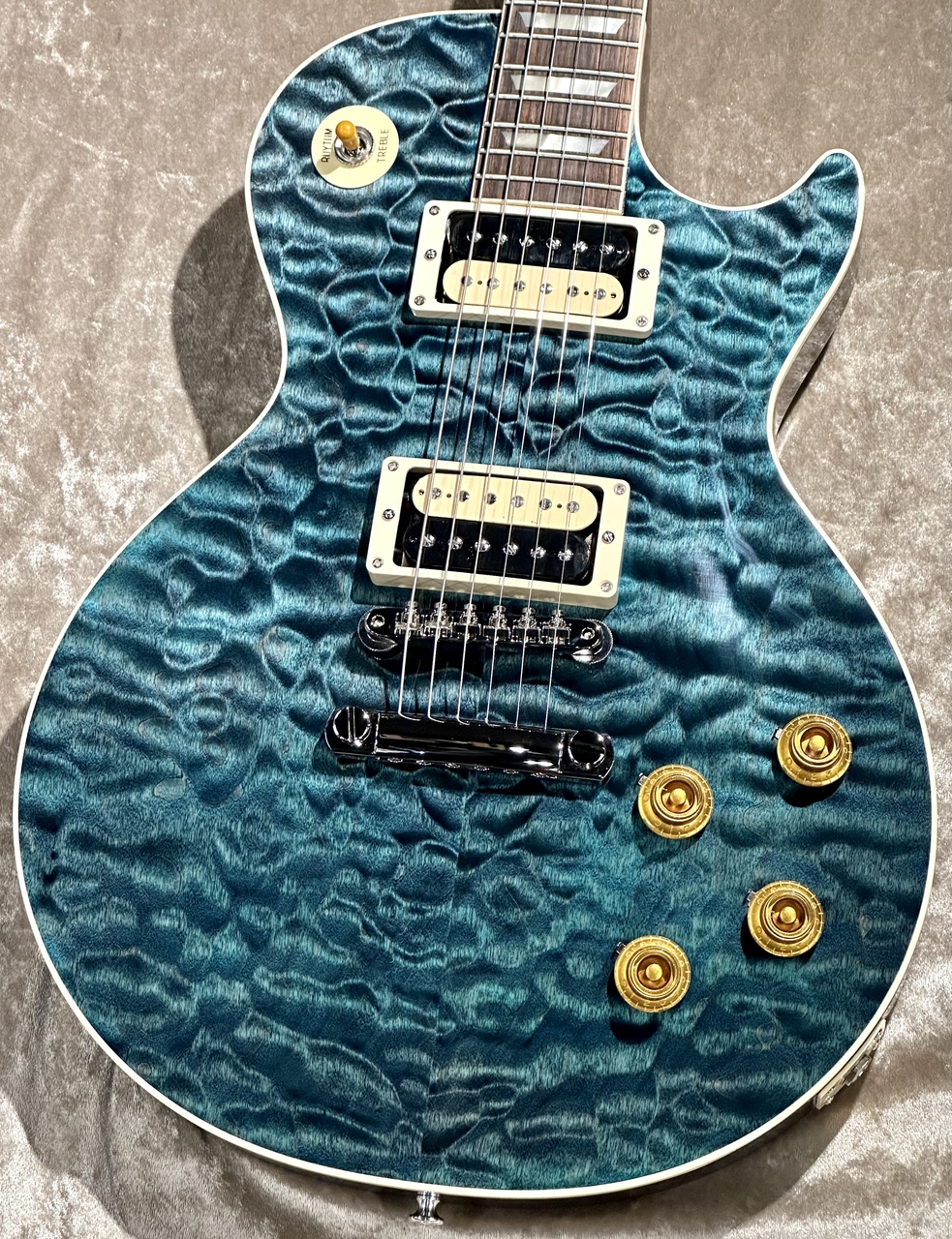 Gibson Custom Shop 1959 Les Paul Standard 3A Quilt Top Turquoise