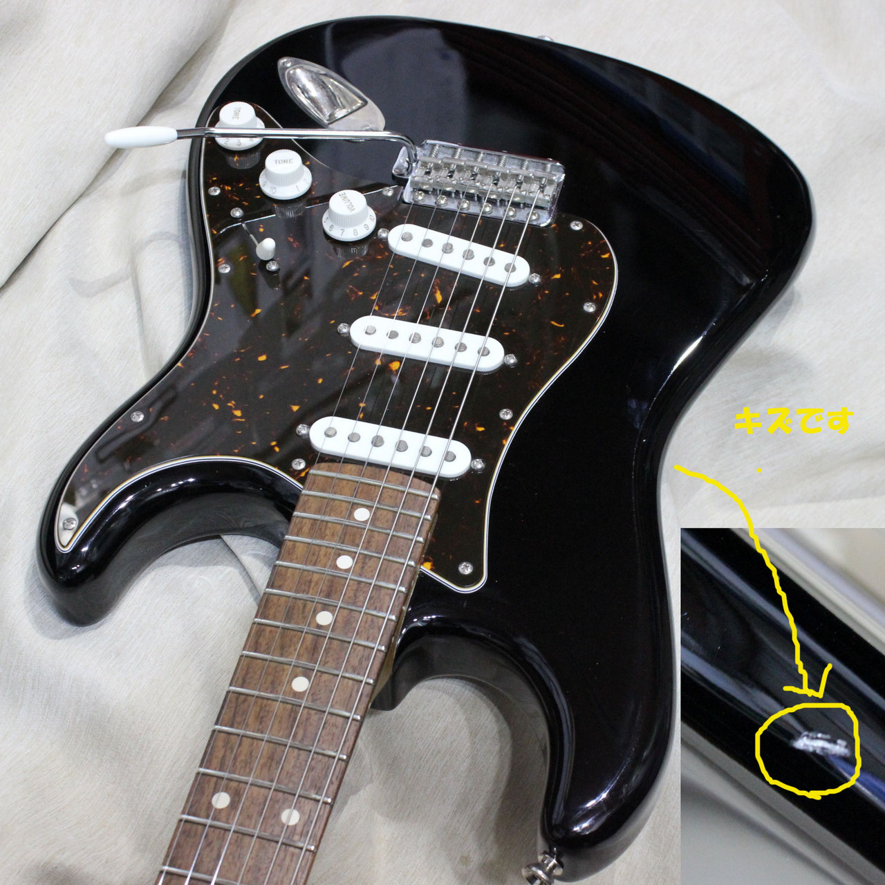 Xotic XSC-1 Black Super Light Aged エキゾチック ストラト