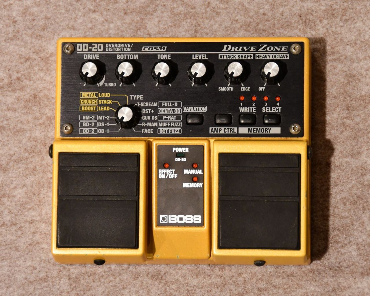 中古BOSS OD-20 DRIVE ZONE オーバードライブディストーション 中古】 オーバードライブ ディストーション BOSS OD-20