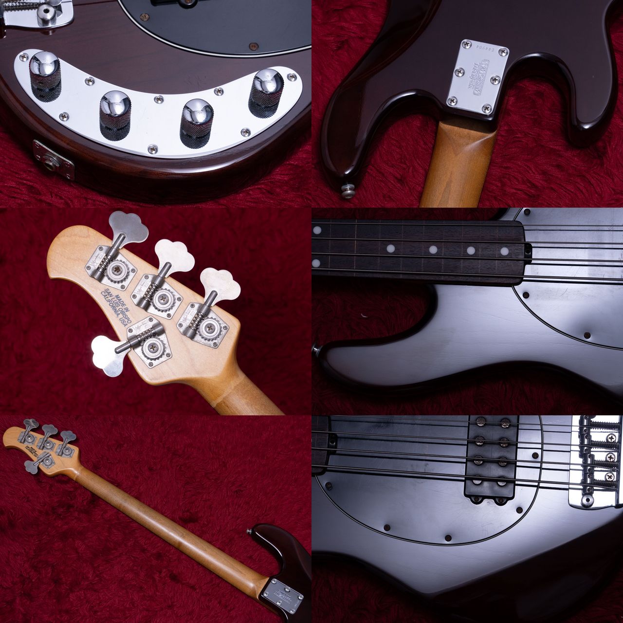 ERNIE BALL MUSIC MAN StingRay 3 EQ H FL MOD Refin See-Through