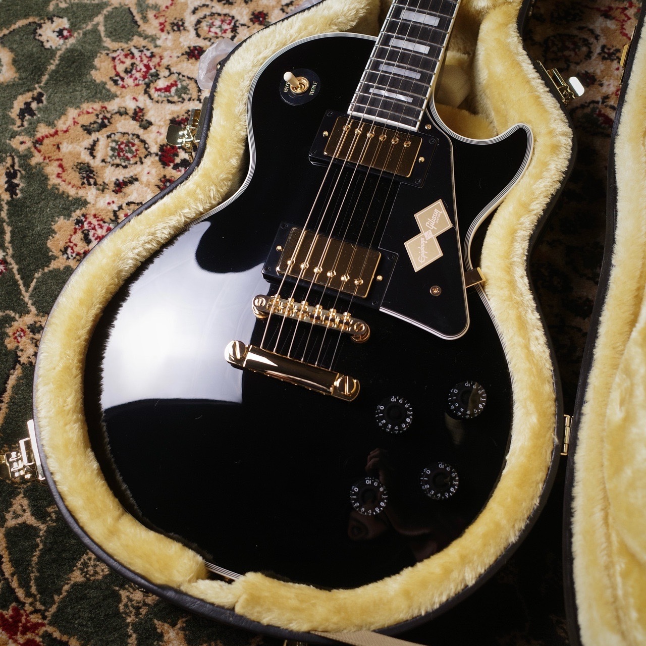 Epiphone Les Paul Custom Ebony エレキギター Inspired by Gibson Custom