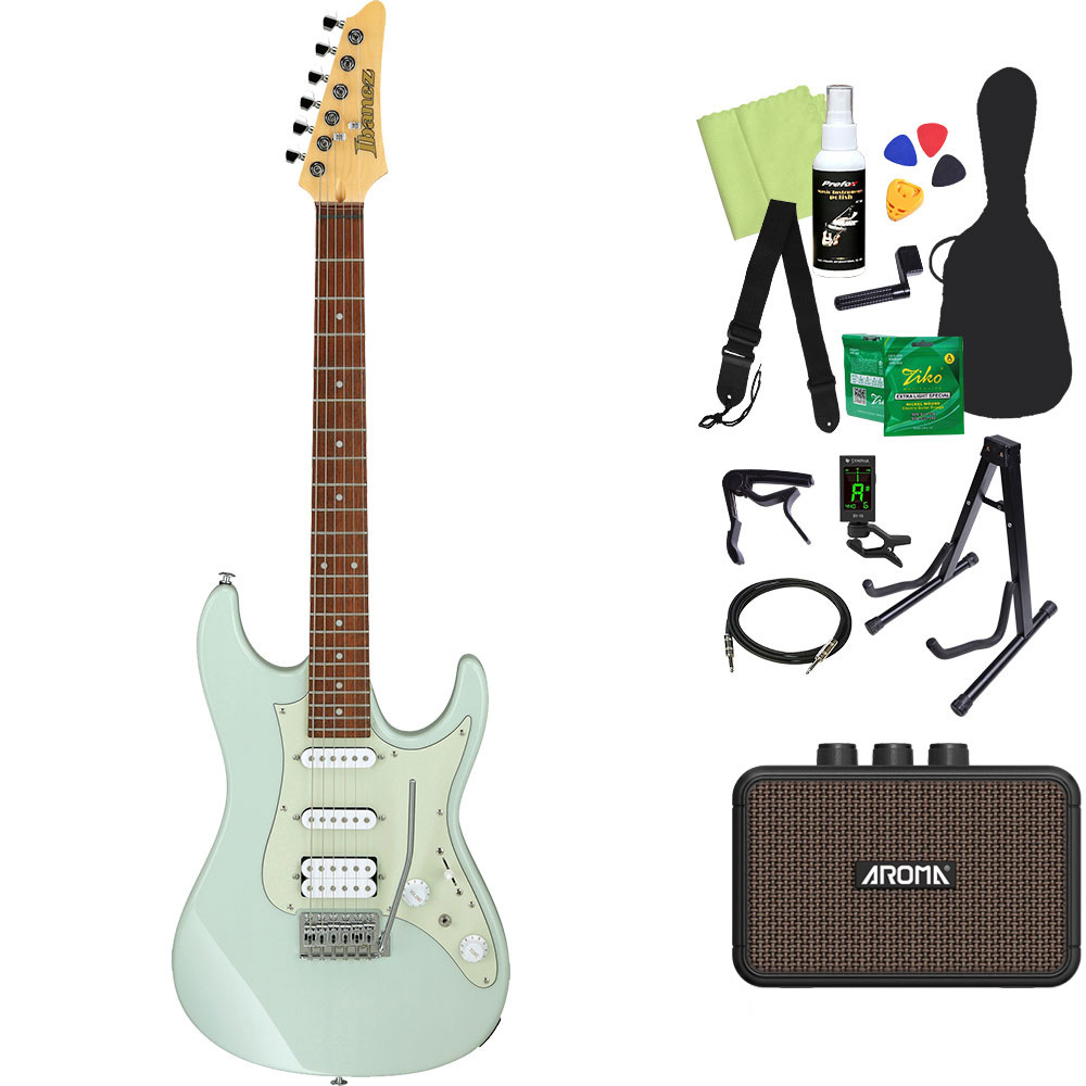 Ibanez AZES40 エレキギター初心者14点セット 【充電式ミニアンプ付き