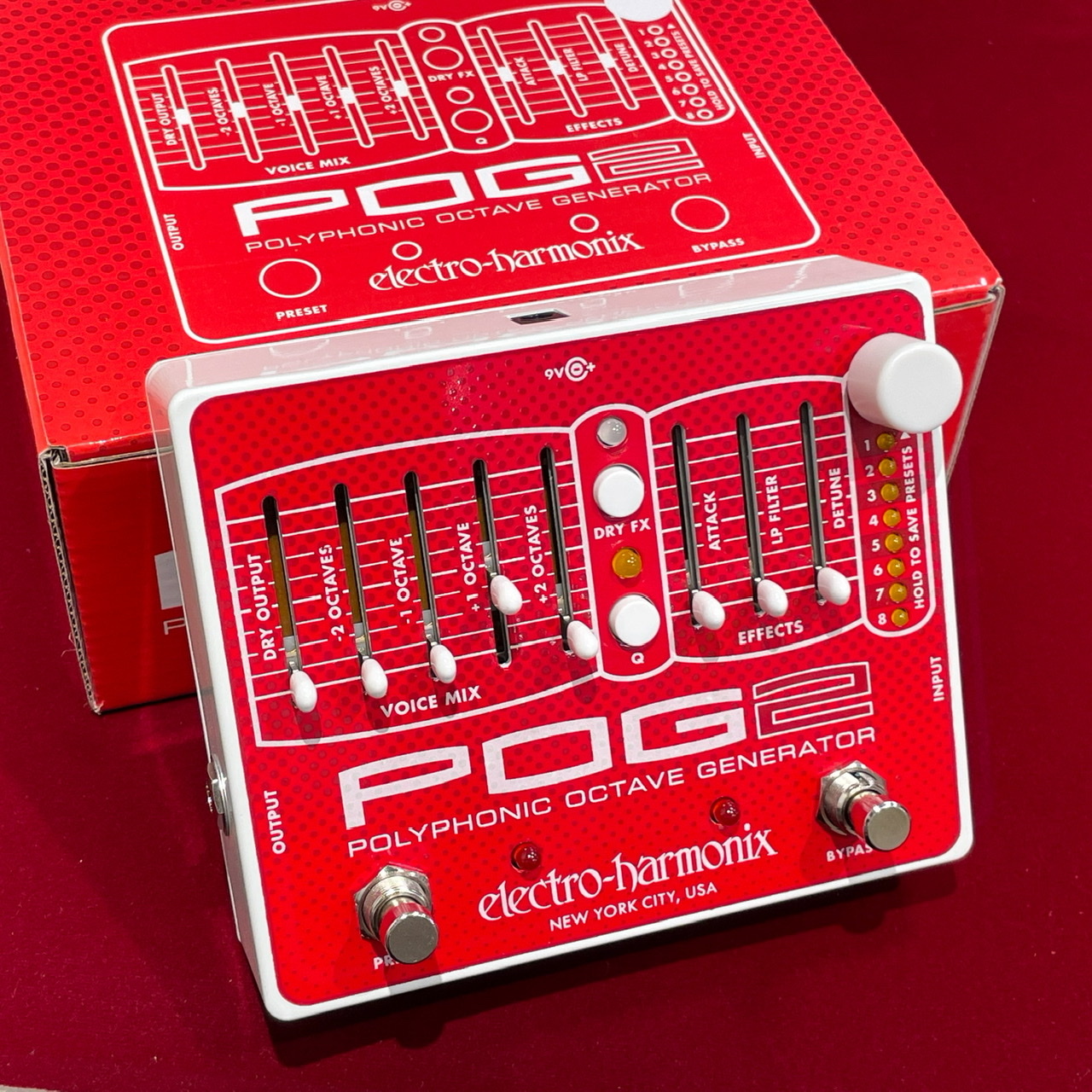 Electro-Harmonix POG 2 【9Vアダプター付き】（新品/送料無料）【楽器 