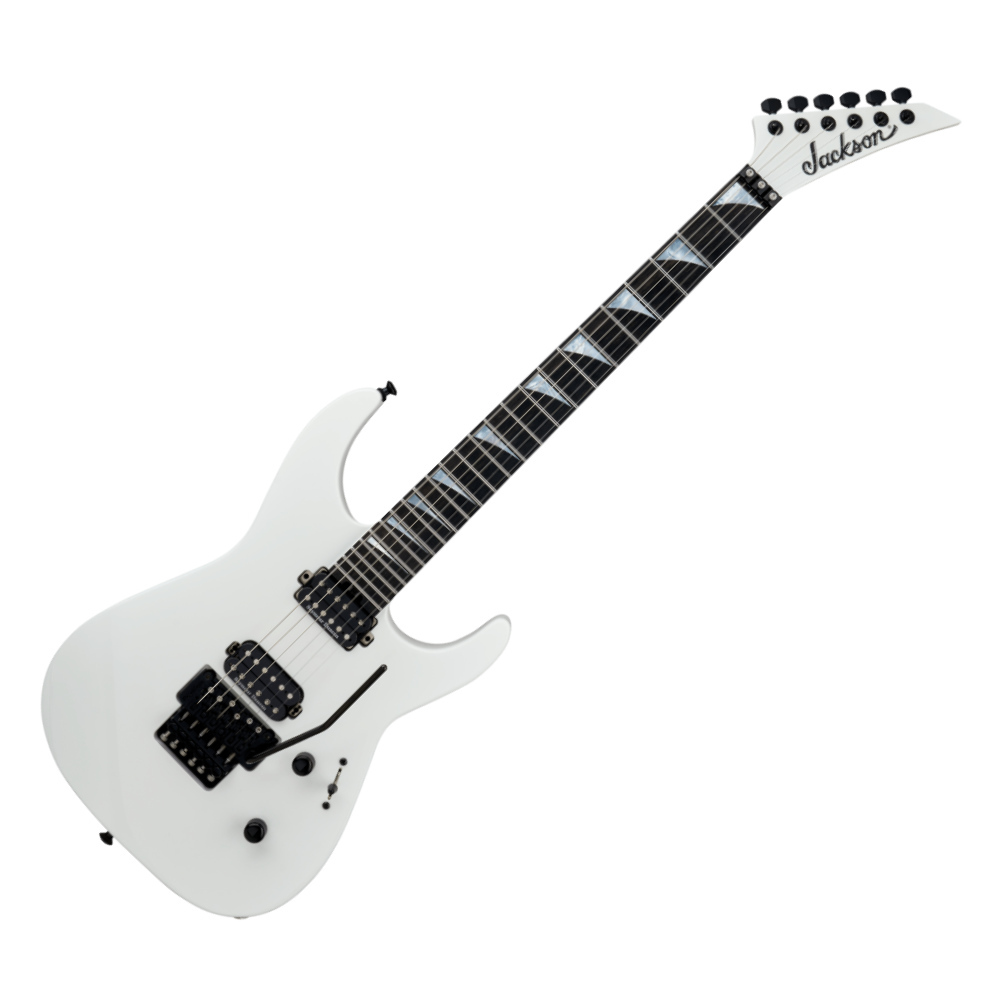 ホワイト ソリッドボディ エレキギター Jackson ジャクソン American Series Soloist SL2 DX Snow White
