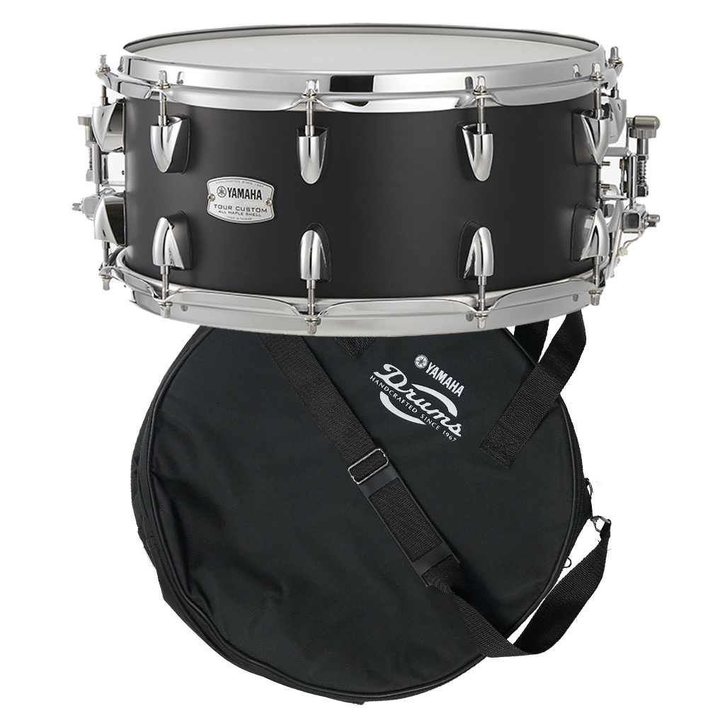 YAMAHA TMS1465LCS ツアーカスタム スネアドラム 14x6.5 リコライスサテン スネアバッグ付き 【WEBSHOP】（新品/送料 無料）【楽器検索デジマート】