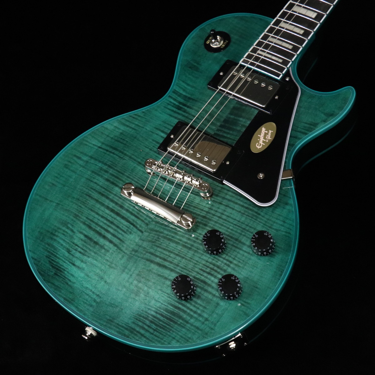 Epiphone Inspired by Gibson Les Paul Custom Widow Peacock 【梅田店