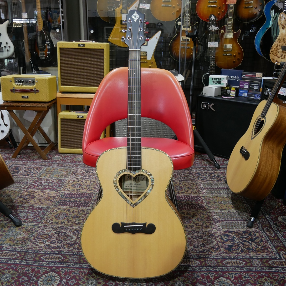 ZEMAITIS CAG-300HS エレアコ 未使用品 Zemaitis CAG-300HS Natural