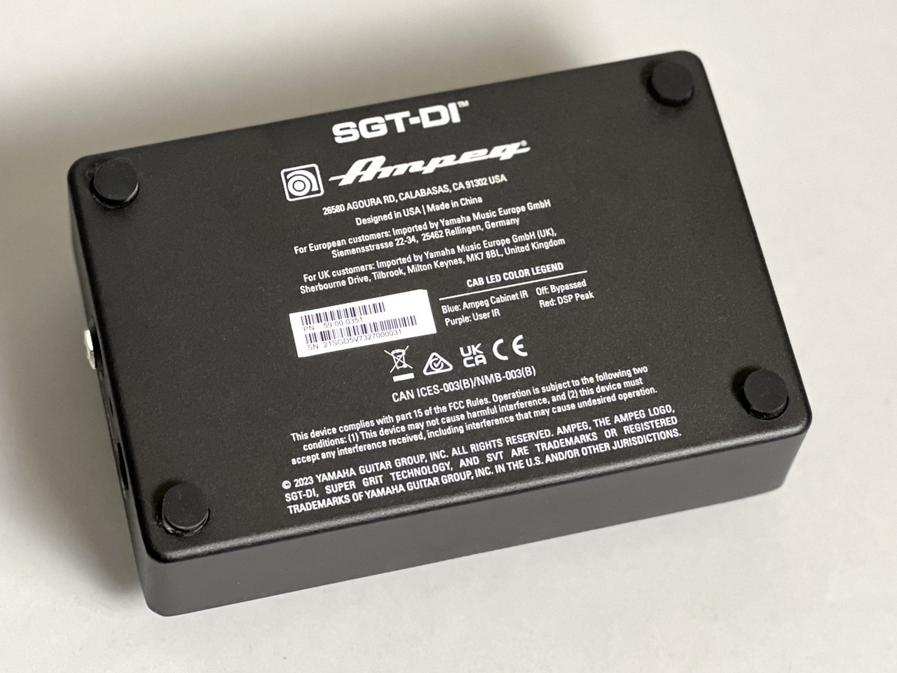 Ampeg SGT-DI（中古/送料無料）【楽器検索デジマート】